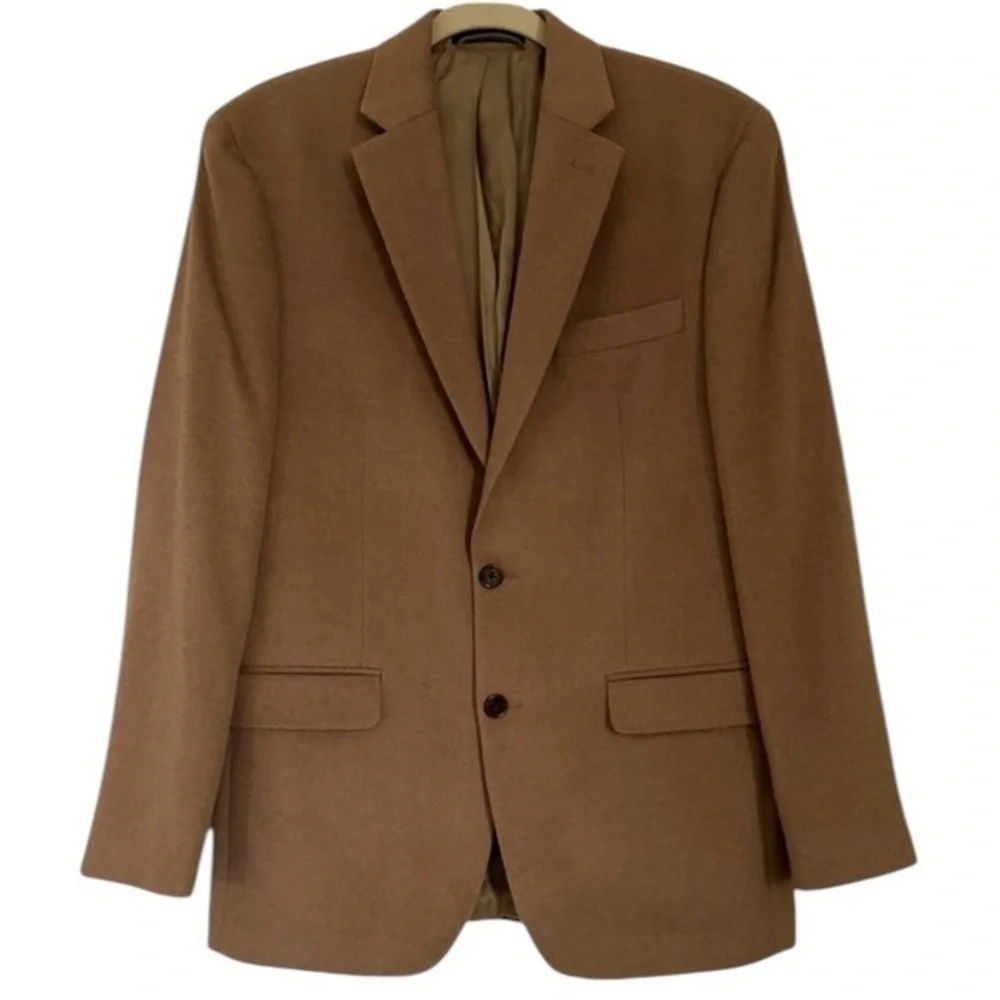 LAUREN RALPH LAURE WOOL SILK CASHMERE CLASSIC BLAZER SIZE 38